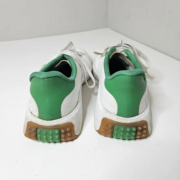 G/FORE G.112 Golf Shoe Snow Toast Kelly Green Spikeless White Men's 9 - Picture 3 of 11
